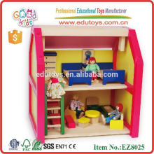 lovely wooden doll play house wooden toy doll house